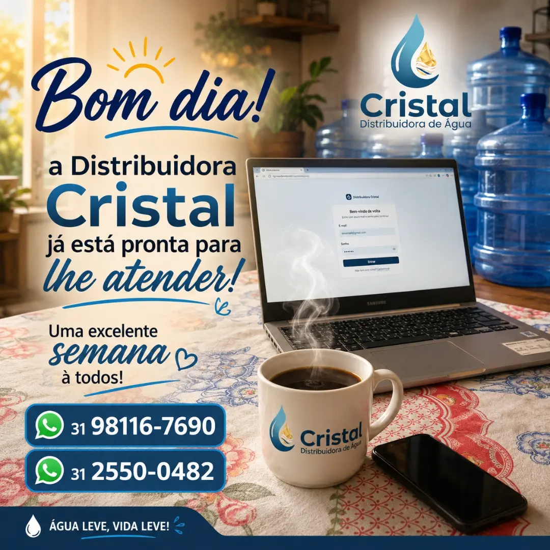 Publicação da Distribuidora Cristal 1